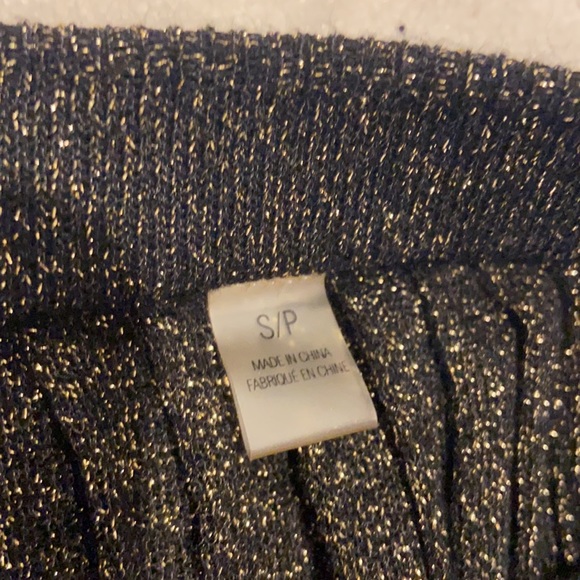 T Tahari metallic twirl midi skirt - Picture 5 of 7